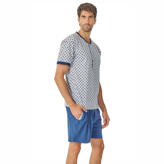 Men's Summer Short Sleeve Pyjamas JJB21 - Image 5