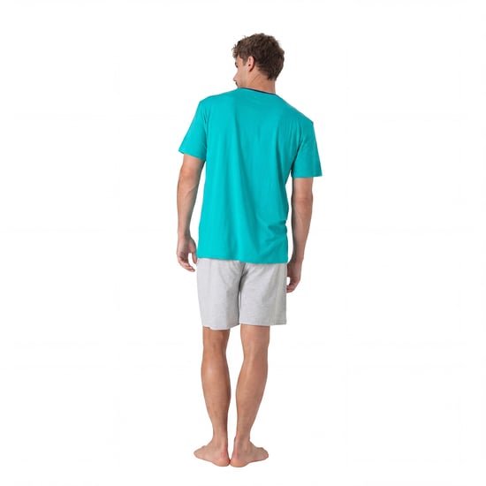 Heren Zomer Korte Pyjama's MU17 - Image 3