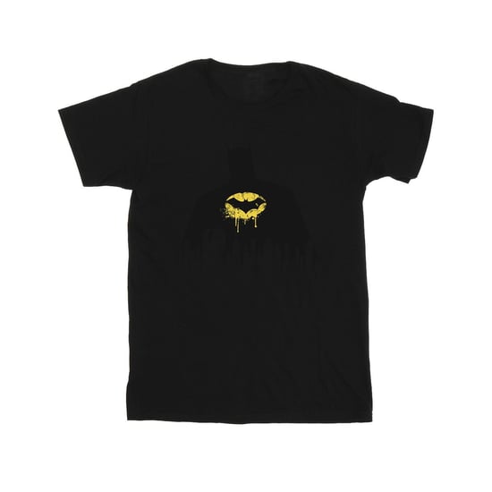 DC Comics Mens Batman Shadow Paint T-Shirt (Black) - Image 2