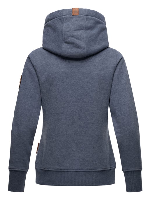 Navahoo Dam Hoodie Namikaa – Mysig Huvtröja med Hög Krage & Skinnimitation-Detaljer - Image 3