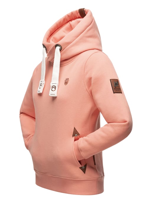 Navahoo Dam Hoodie Namikaa – Mysig Huvtröja med Hög Krage & Skinnimitation-Detaljer - Image 4