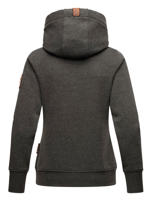Navahoo Dam Hoodie Namikaa – Mysig Huvtröja med Hög Krage & Skinnimitation-Detaljer - Image 3