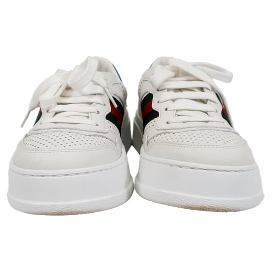 Gucci Chunky B Sneakers in White Leather - Image 2