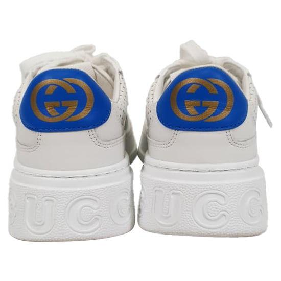 Gucci Chunky B Sneakers in White Leather - Image 3