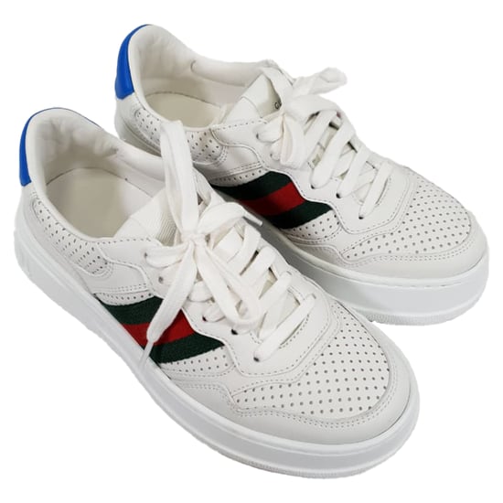 Gucci Chunky B Sneakers in White Leather - Image 6