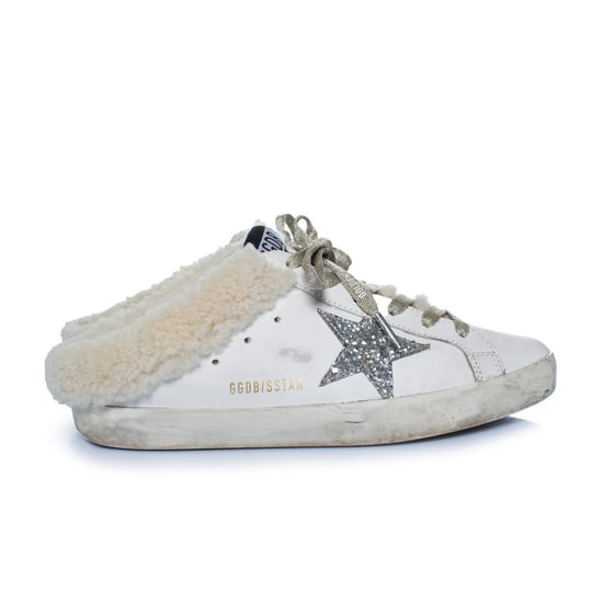 Golden Goose, shearling superstar slip-on sneakers - Image 4
