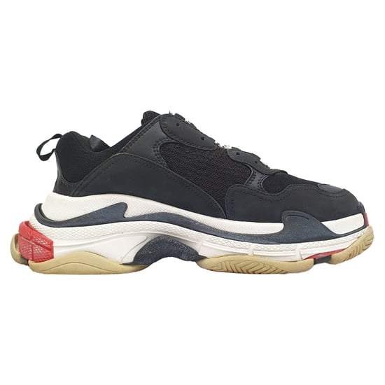 Balenciaga Triple S Sneakers in Black Polyester - Image 1