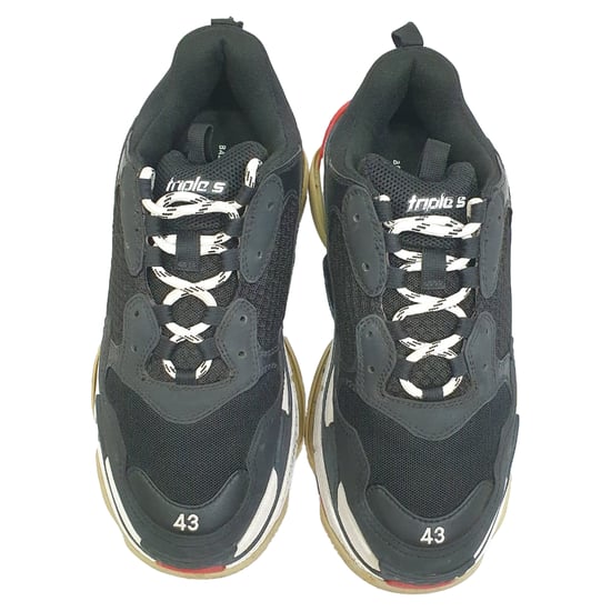 Balenciaga Triple S Sneakers in Black Polyester - Image 5