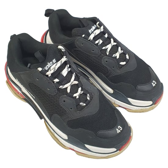 Balenciaga Triple S Sneakers in Black Polyester - Image 6