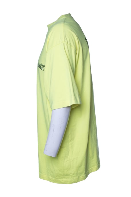 Balenciaga, gele t-shirt met logo - Image 2
