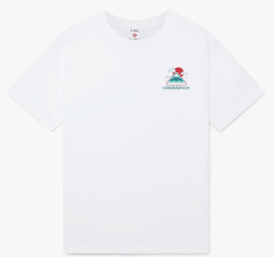 Casablanca Men's Montagne Ondulee T-Shirt White - Image 1
