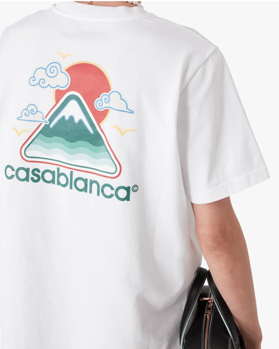 Casablanca Men's Montagne Ondulee T-Shirt White - Image 3