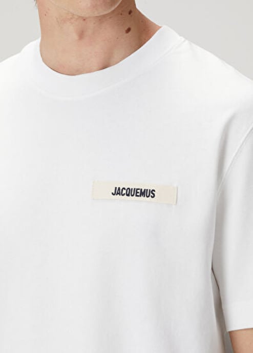 Jacquemus Men's Gros Grain T-Shirt White - Image 2