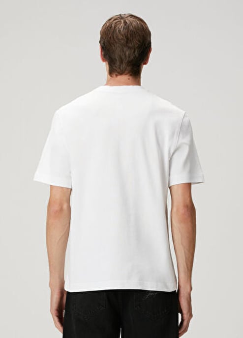 Jacquemus Men's Gros Grain T-Shirt White - Image 4