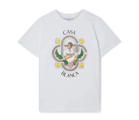 Casablanca Men's Le Joueur T-Shirt White - Image 1