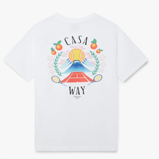 Casablanca Men's Casaway Mountain T-Shirt White - Image 1