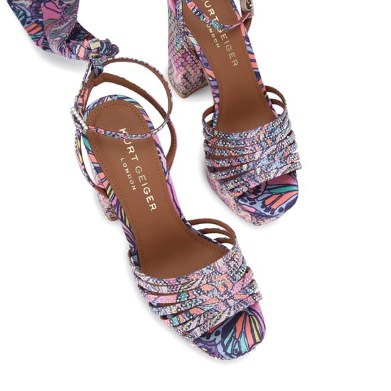 Kurt Geiger London Pierra Ankle Tie Platform Sandals - Image 2