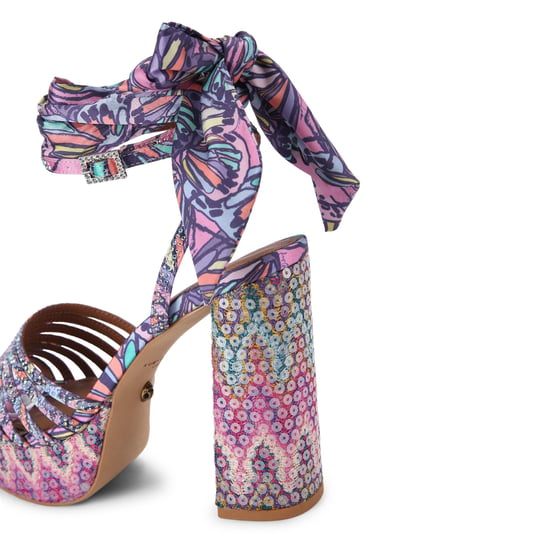 Kurt Geiger London Pierra Ankle Tie Platform Sandals - Image 3