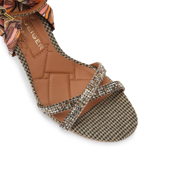 Kurt Geiger London Scarf Wrap T Bar Sandal Sandals - Image 4