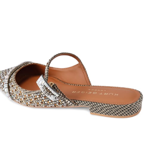 Kurt Geiger London Strass Buckle Flat Mule Mules - Image 3
