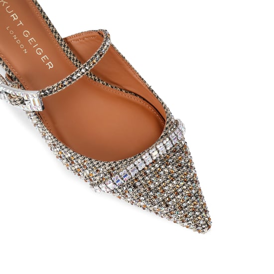Kurt Geiger London Strass Buckle Flat Mule Mules - Image 4