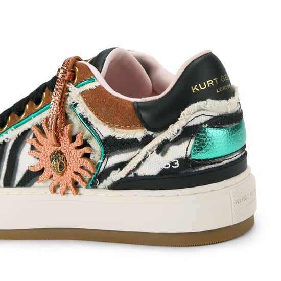 Kurt Geiger London Suede Fabric Southbank Tag Sneakers - Image 3