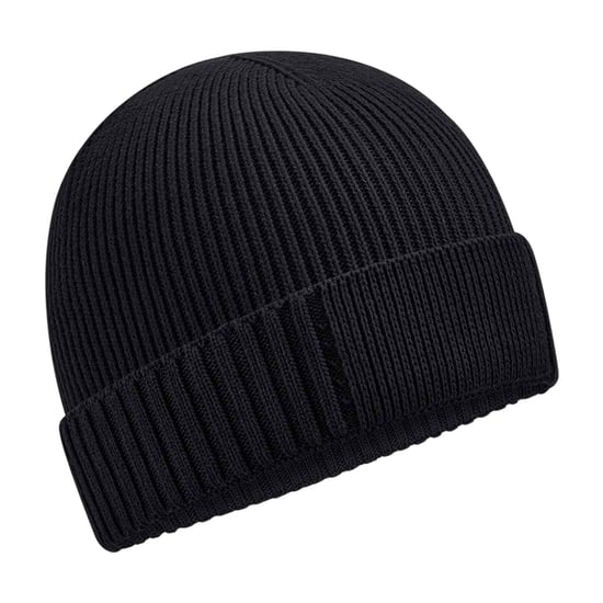 Beechfield Organic Cotton Engineered Patch muts (Zwart) - Image 2