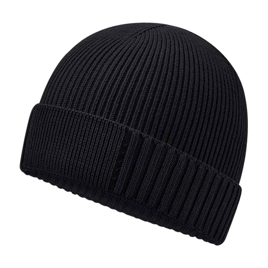 Beechfield Organic Cotton Engineered Patch muts (Zwart) - Image 3