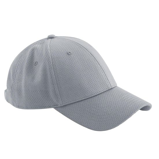 Beechfield Unisex Volwassen Air-Mesh 6-paneel Baseball Cap (Lichtgrijs) - Image 1