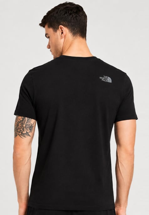 The North Face Mens SS Easy Tee and Graphic Shorts Set in Black / Black - Image 4