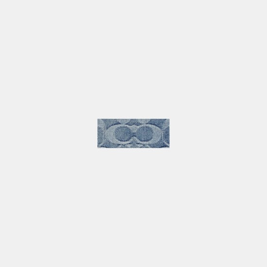 Finn Crossbody Bag With Pockets In Loved Signature Denim With Charms - Image 6