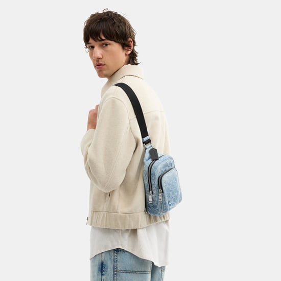 Racer Sling Pack In Loved Signature Denim - Image 5