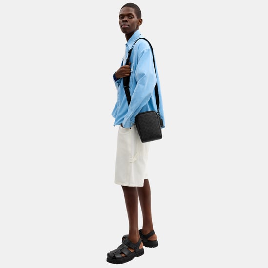 Tristan Crossbody Bag 14 In Signature Canvas - Image 5