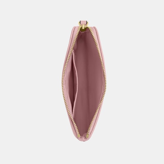 Corner Zip Wristlet In Signature Denim - Image 2