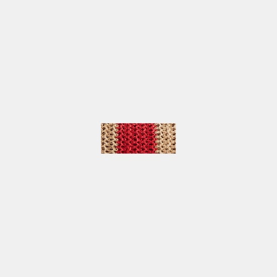 Teri Shoulder Bag With Stripes And Charm - Image 2