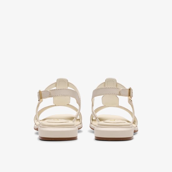 Ariany Sling Cream Läder Sandaler - Image 5
