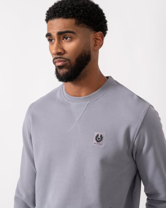 Crew Neck Sweatshirt in Dark Grey - Image 4