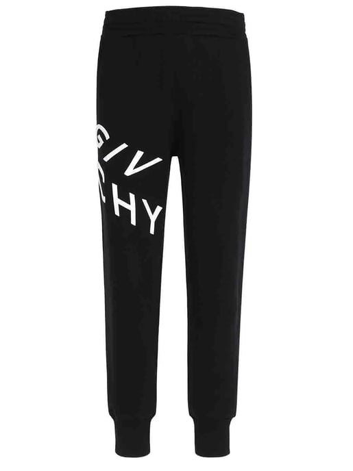Refracted Embroidered Logo Joggers in Black - Image 2