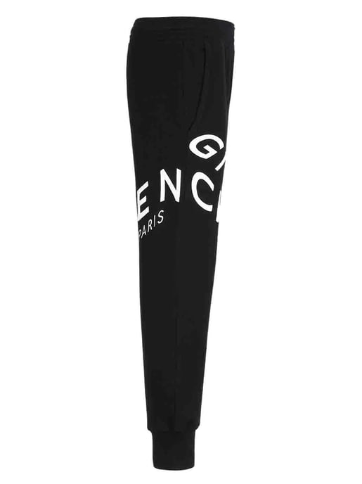 Refracted Embroidered Logo Joggers in Black - Image 4