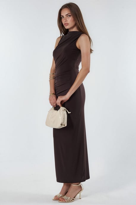 Gekruiste Detail Bodycon Maxi Jurk - Image 6