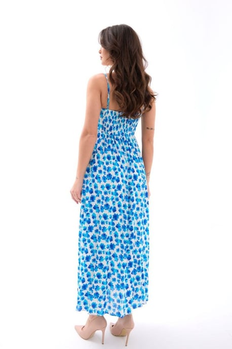 Gemustere Midi-jurk met Strikdetail - Image 3