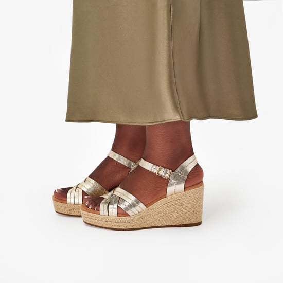 Sabina Strap Champagne Sandalen - Image 2