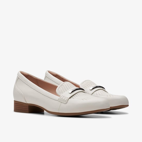 Juliet Aster Off White Leather Schoenen - Image 4