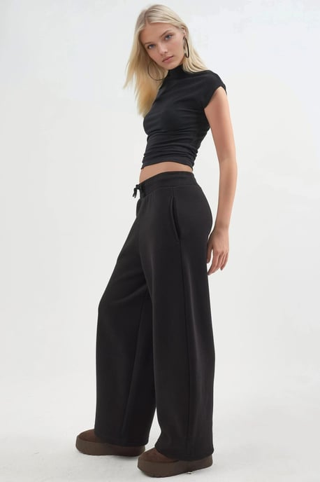 Dames Lange Fleece Joggingbroek - Image 2