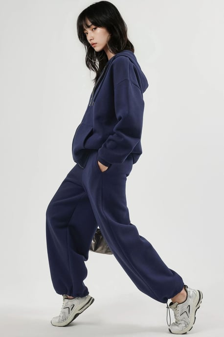 Dames Lange Fleece Joggingbroek - Image 6