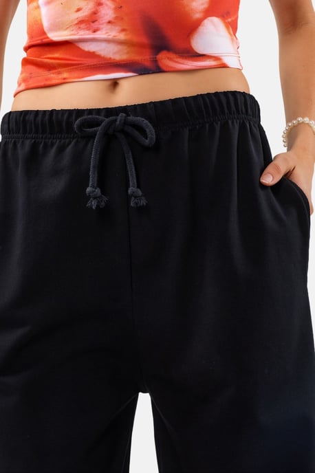 Dames Sweatpants van Katoenmix met Rechte Pijpen - Image 4