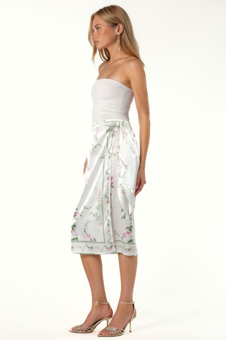 Satin Wrap Rok - Image 2