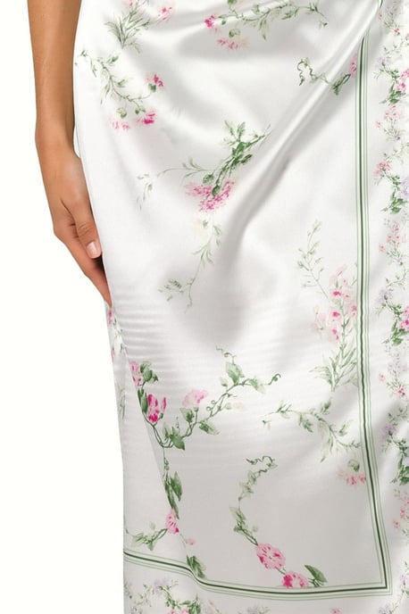 Satin Wrap Rok - Image 3