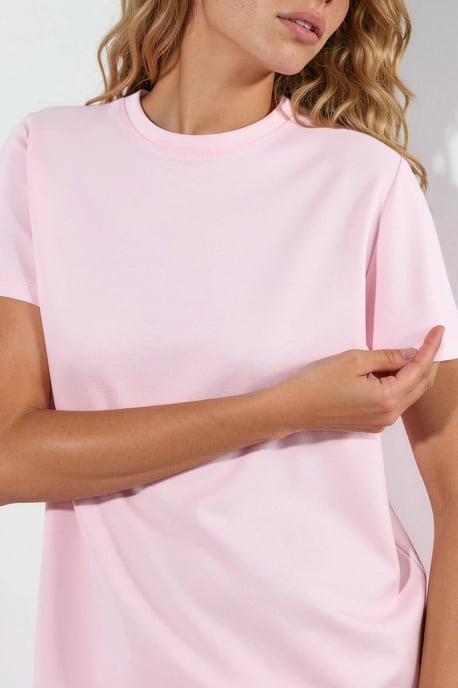 Effen Ronde Hals T-Shirt - Image 6