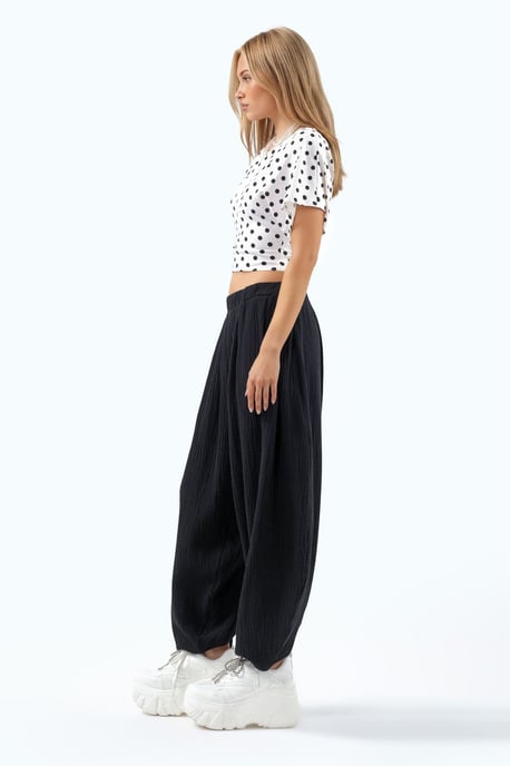 Bredelijke Pantalon met Elastische Taille - Image 4